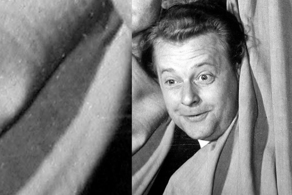 Gepfeffertes Mundwerk: Manfred Uhlig als Pfeffermühlen-Kabarettist im Jahre 1956 mit dem Programm: „Rührt Euch!“