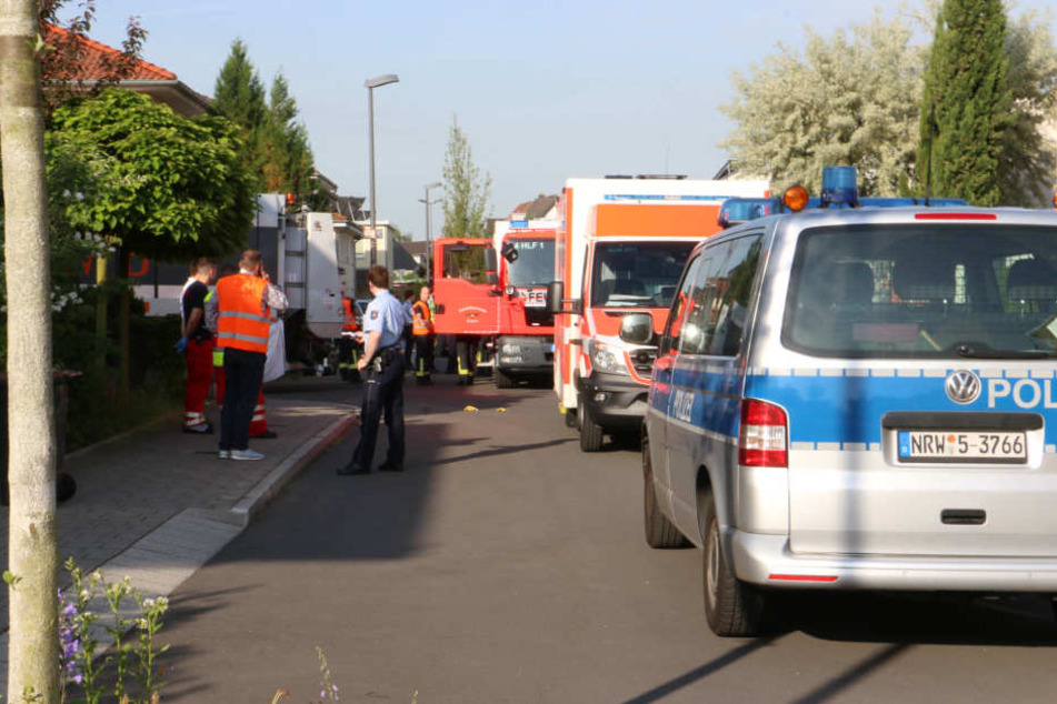 Polizei und Rettungskräfte sind vor Ort.