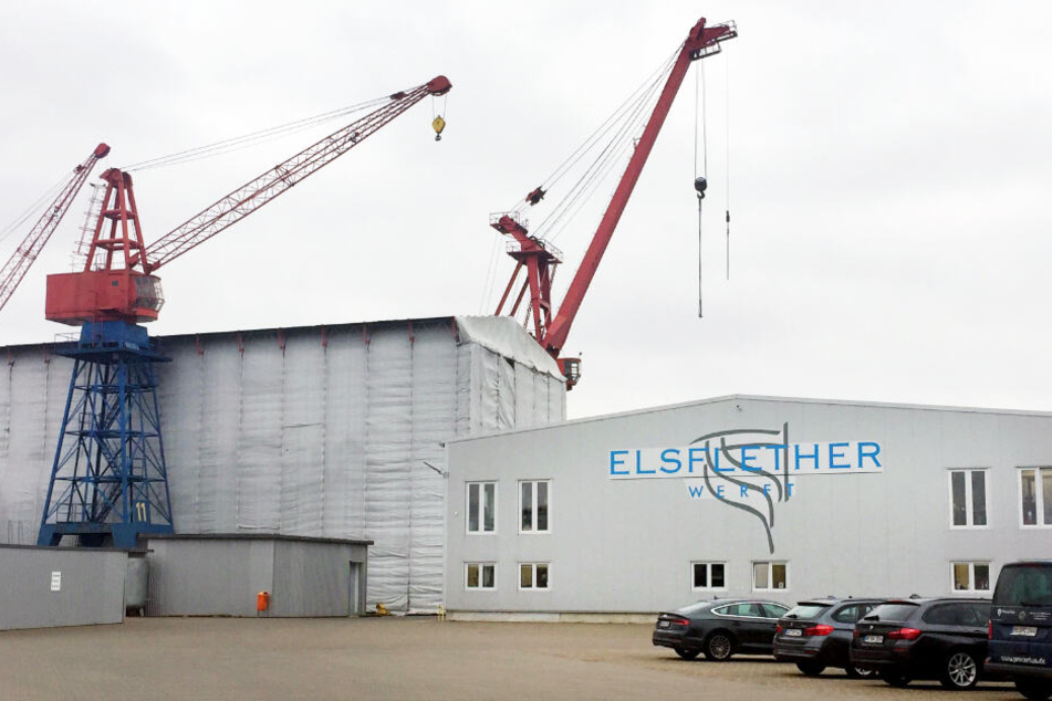 In der Elsflether Werft stehen rund 130 Arbeitsplätze auf dem Spiel.