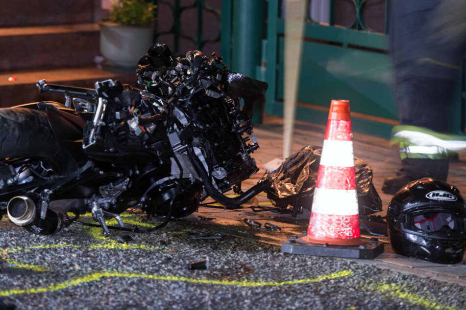 Auch bei diesem Unfall in Erfurt-Stotternheim, am 10. September, kam ein Motorradfahrer ums Leben.
