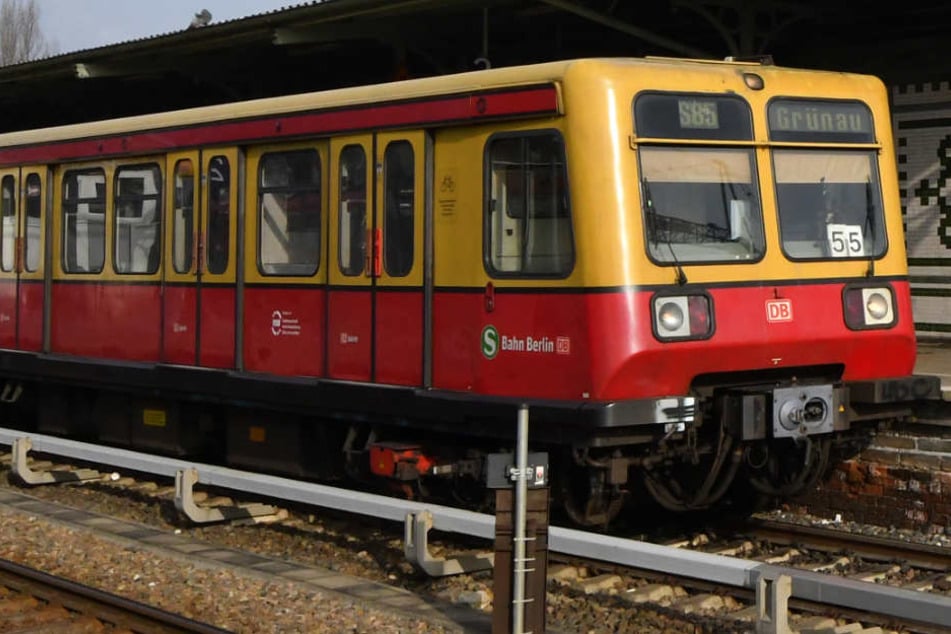 Eine S-Bahn im Bahnhof Schöneweide.