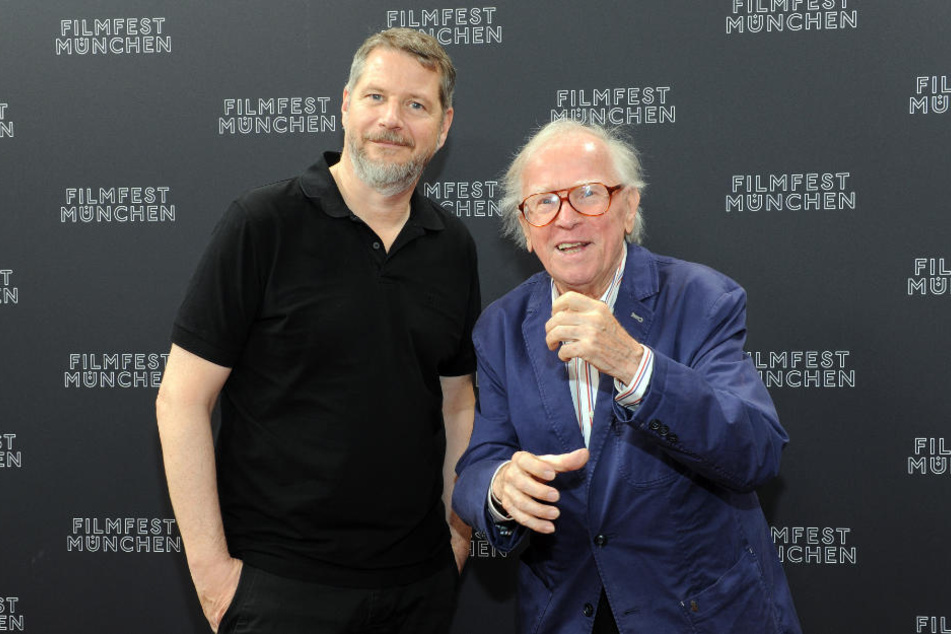 Regisseur Andreas Prochaska (l) und Musiker Klaus Doldinger.