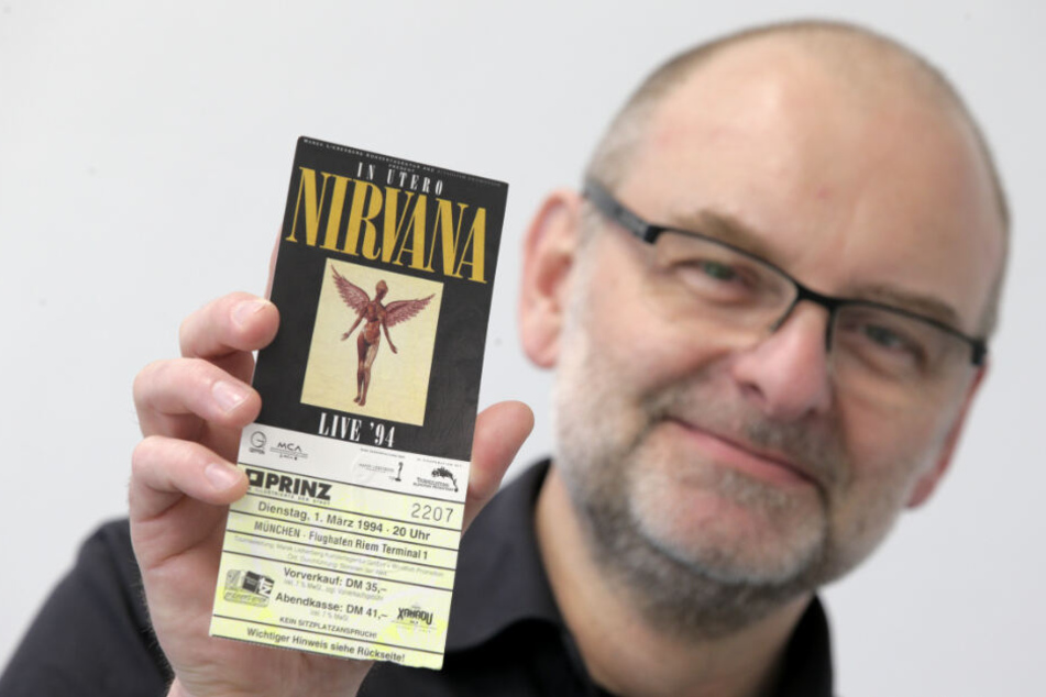 Der Münchner Gerhard Emmer war beim allerletzten Nirvana-Konzert dabei.