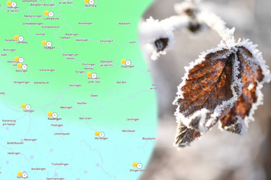 Auch tagsüber bewegen sich die Temperaturen im Bergland um den Gefrierpunkt. (Fotomontage/Symbolbild)