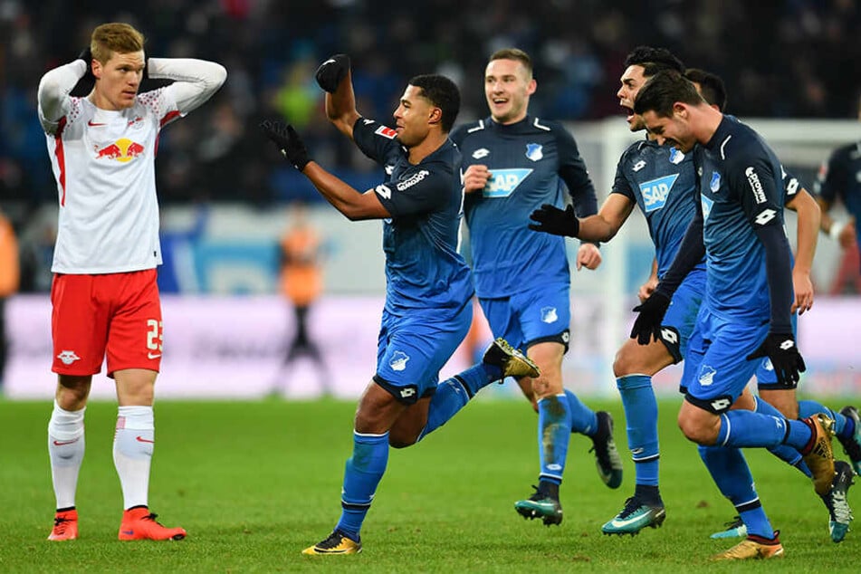 RB Leipzig verlor bei 1899 Hoffenheim überraschend deutlich mit 0:4.