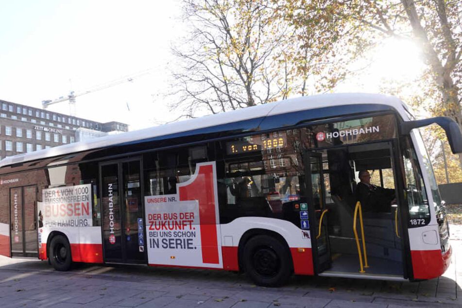So sieht er aus: der erste Elektrobus von Hamburg
