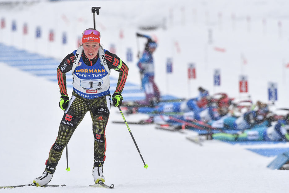 Biathletin Laura Dahlmeier darf sich am Freitag über ihr viertes WM-Gold freuen.