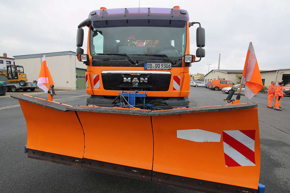 44 Streu- und Räumfahrzeuge hat der Winterdienst im Depot.