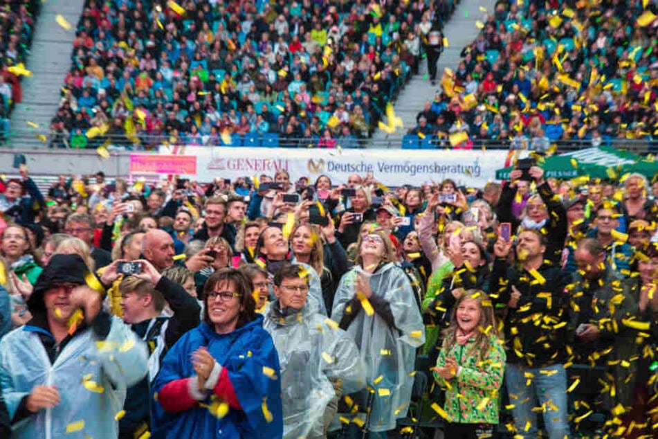 Der Schlagerstar begeisterte am vergangenen Wochenende 80.000 Fans.