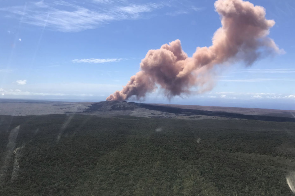 Der Kilauea auf Hawaii ist ausgebrochen