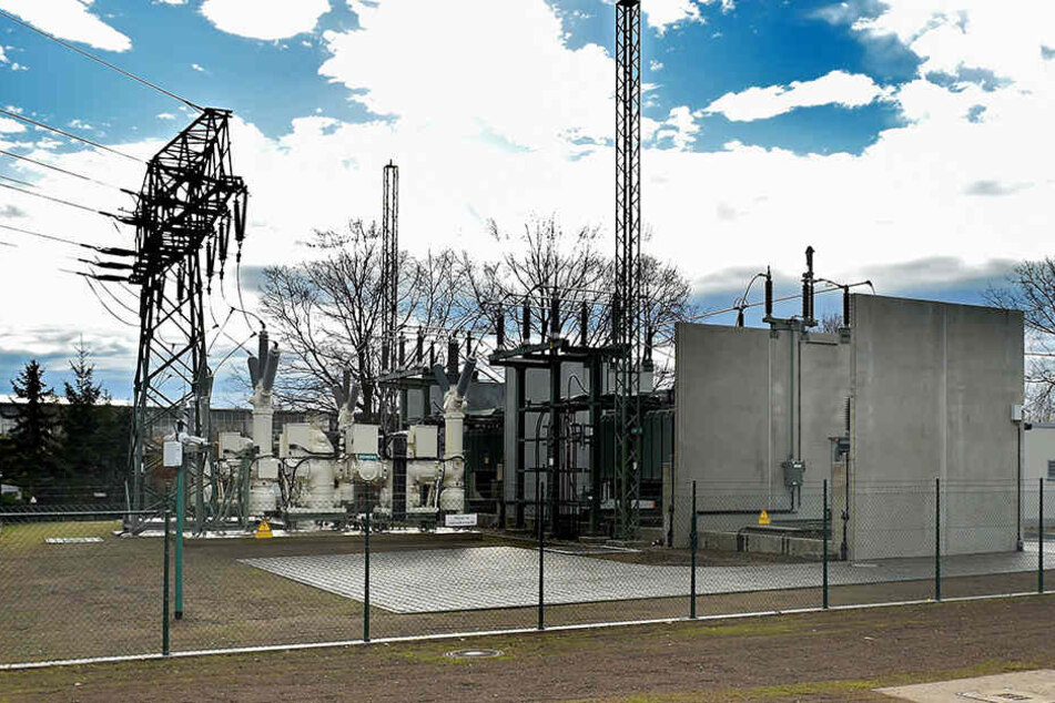 Blick aufs Umspannwerk Dresden-Kaditz. Ab 1. Januar erhöht die DREWAG die Strompreise.