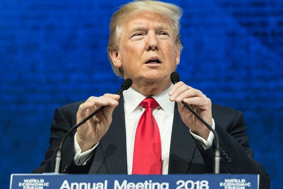 Eckte in Davos mächtig an: Donald Trump.
