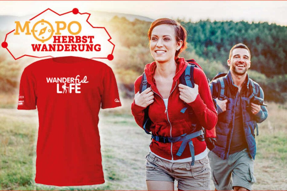 Zum MOPO-Wandertag gibt es für jeden Teilnehmer ein offizielles T-Shirt.