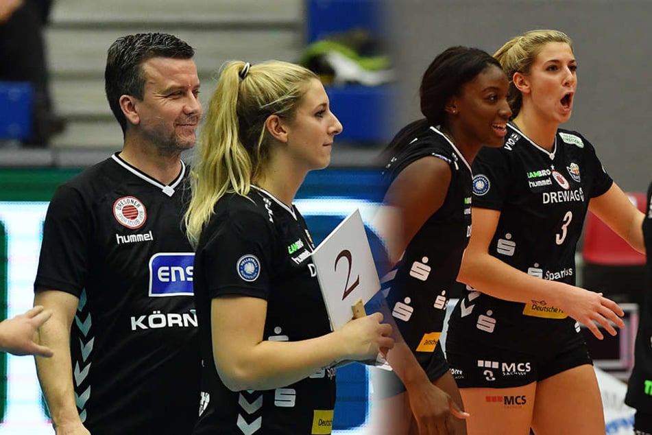 Jocelyyn Birks (Mitte und ganz rechts) feierte nach ihrer Verletzung ihr Comeback und Brittnee Cooper (2.v.r.) ihr Debüt.