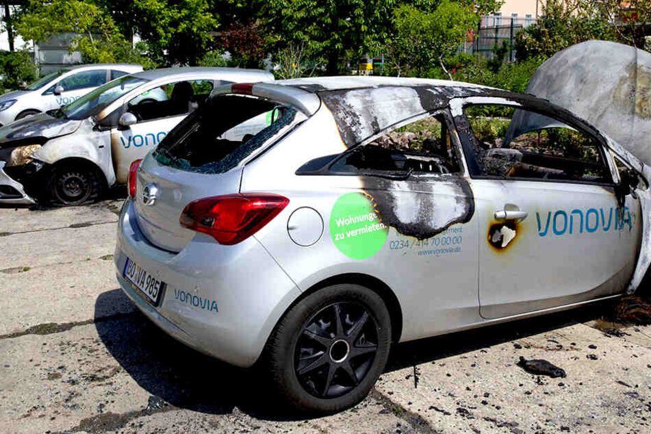 Mehrere Autos der Marke Opel waren betroffen.