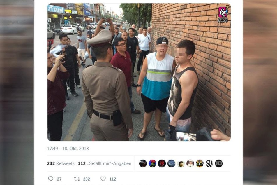 Auf Twitter kursiert ein Bild, das die beiden Männer zeigen soll.