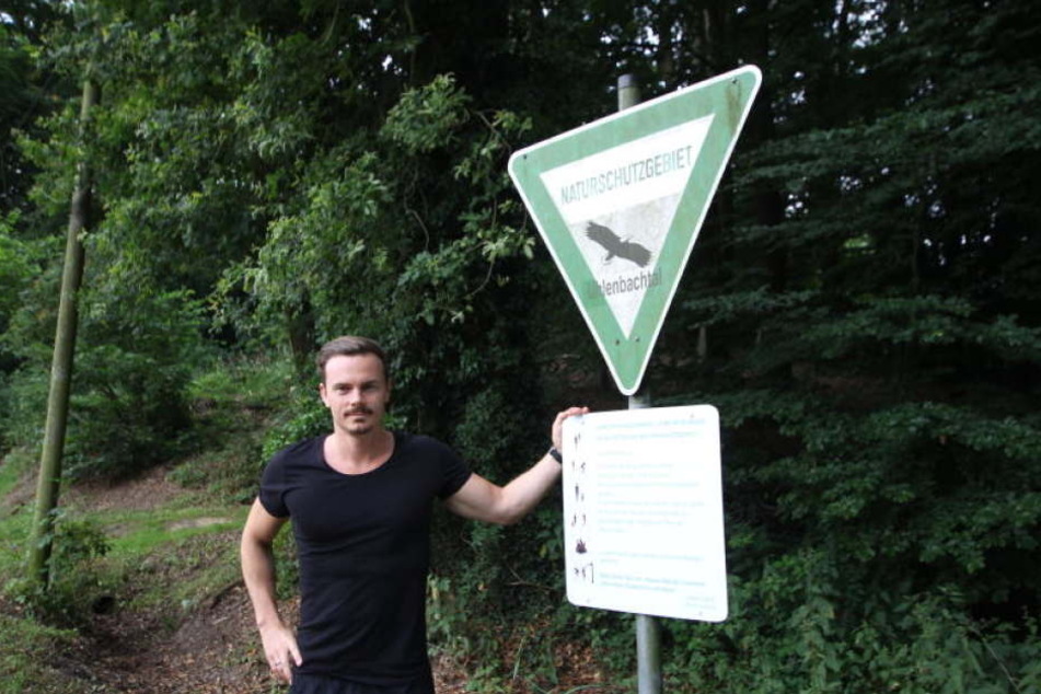 Der Herforder Peter Letkemann ist beim Joggen von einem Bussard attackiert worden.