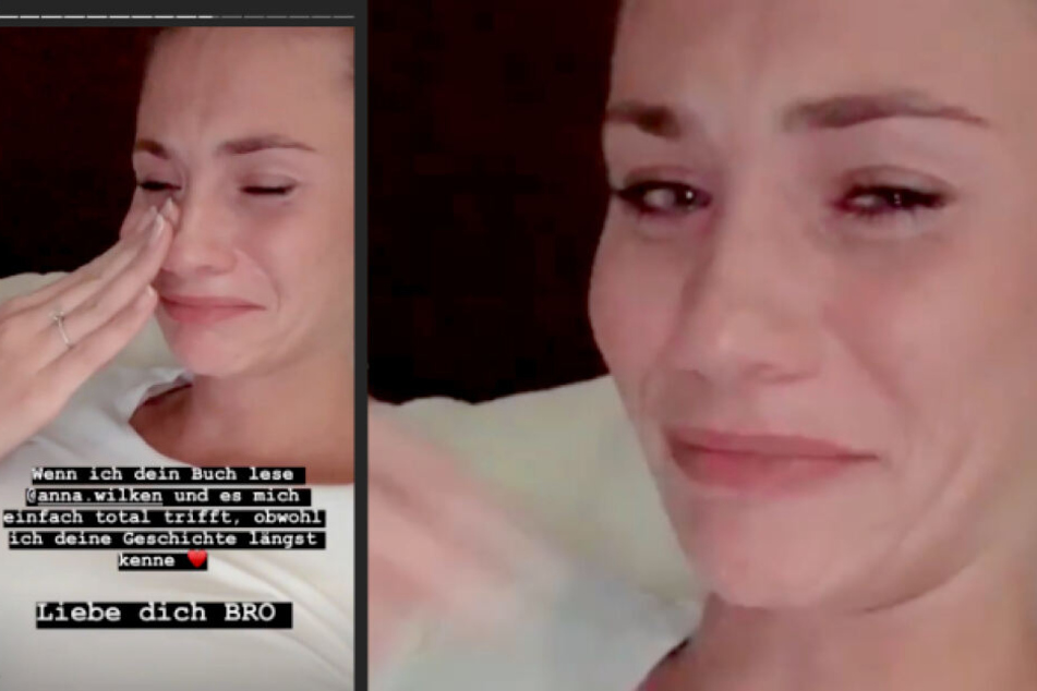 Betty Taube (24) weint in ihrer Instagram-Story.