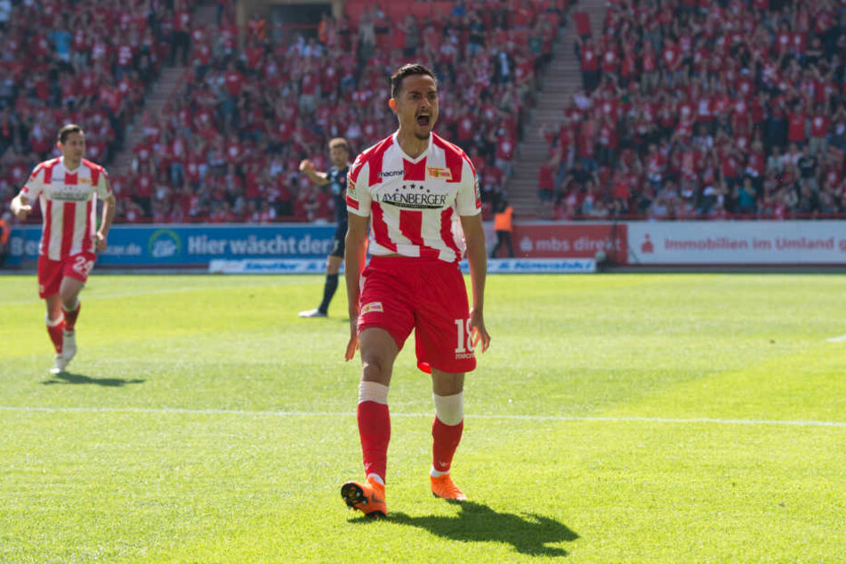 Kenny Prince Redondo im Union-Trikot. Trägt er bald Grün-Weiß?