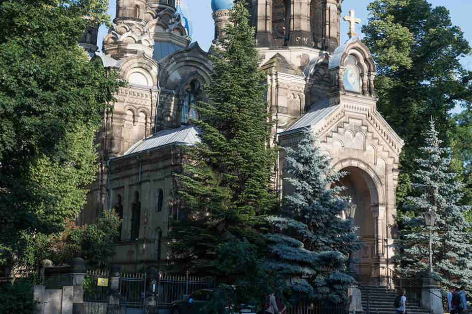 Auch am Fritz-Löffler-Platz neben der Russisch-Orthodoxen Kirche gab es Attacken.