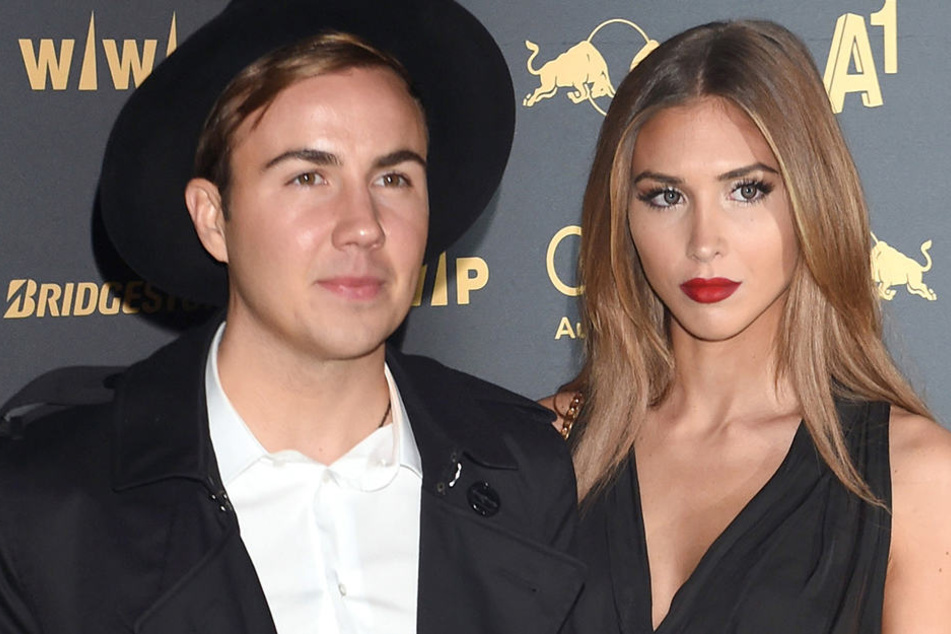 Der deutsche Fußballer Mario Götze und seine Freundin, das Model Ann-Kathrin Brömmel.