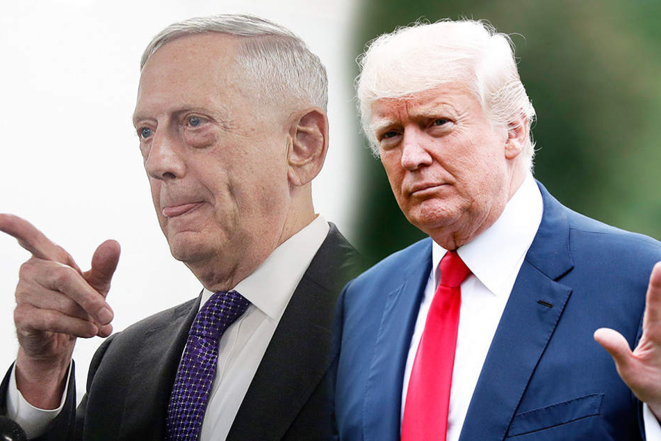US-Verteidigungsminister James Mattis (li.) warnt Korea vor einem Angriff. Denn dann ziehen Donald Trump und Co. in den Krieg.