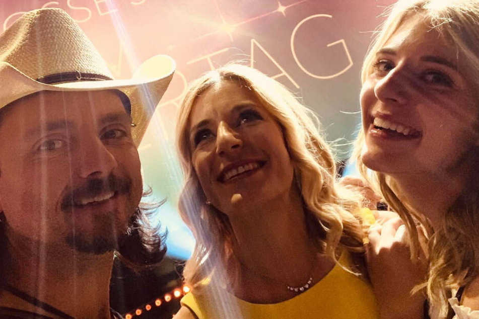 Normalerweise steht Lanny mit Stefanie auf der Bühne, aber...