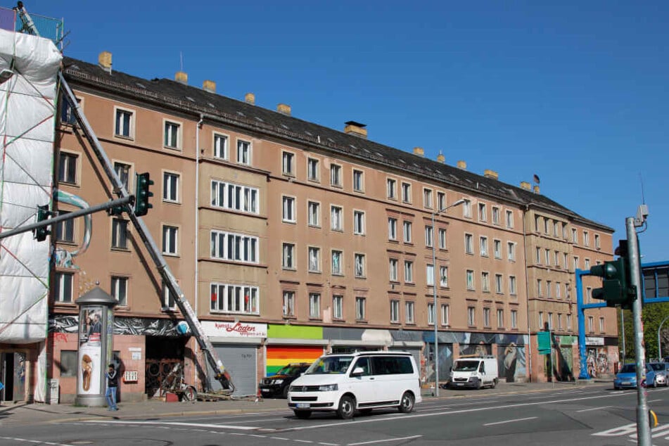 In diesem Haus an der Leipziger Straße befindet sich das Lesecafé Odradek.