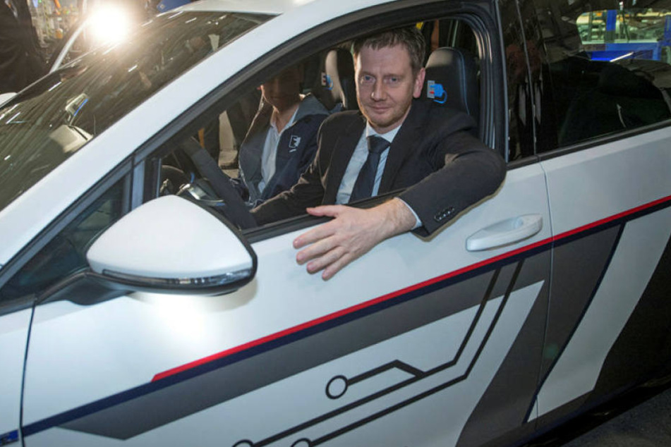 Bekannte sich am Wochenende zum Diesel: Sachsens Ministerpräsident Michael Kretschmer (CDU).