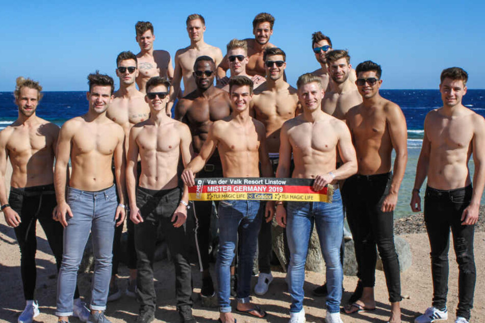Sie haben es unter die letzten 16 geschafft: Die Finalisten der "Mister Germany"-Wahl.