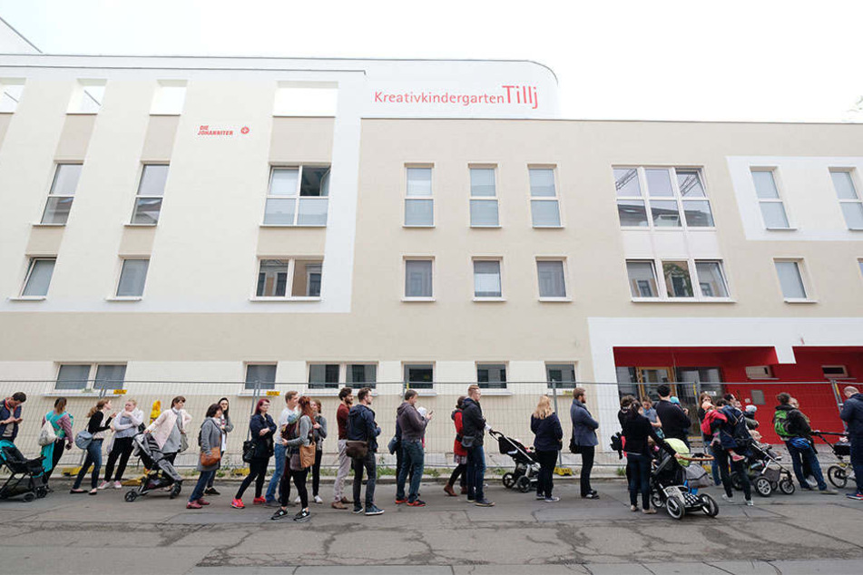 Erst am 13. Mai hatte es einen Massenansturm auf die Kita "Tillij" in der Südvorstadt gegeben: Zu wenig Plätze für zu viele Kinder!