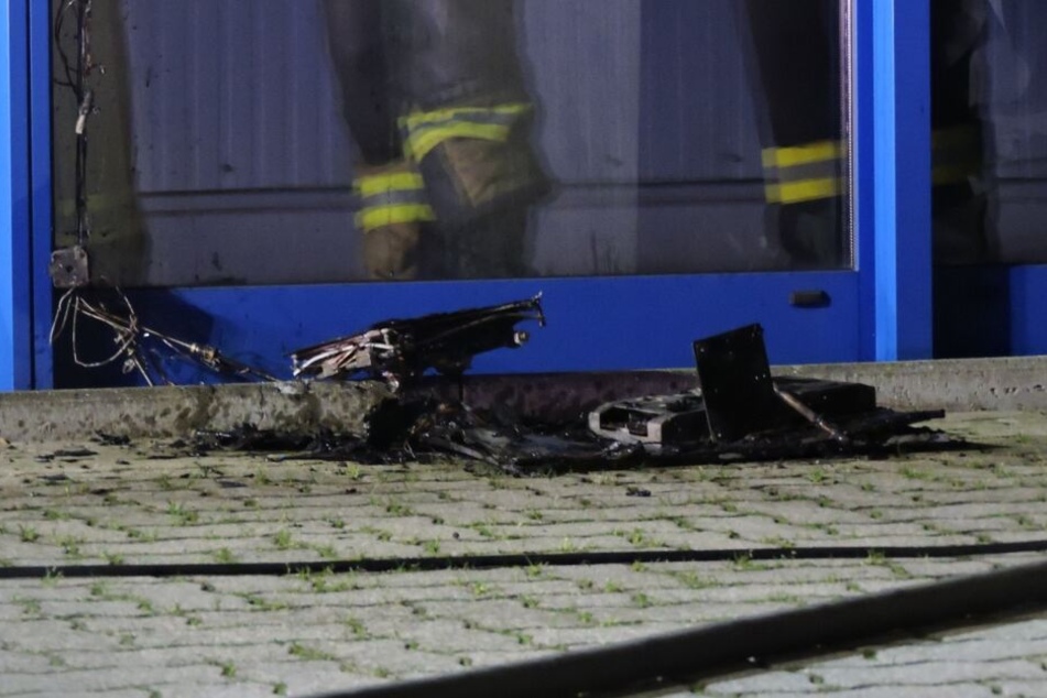 An diesem PC, von dem zugegeben nicht mehr viel übrig ist, brach der Brand aus.