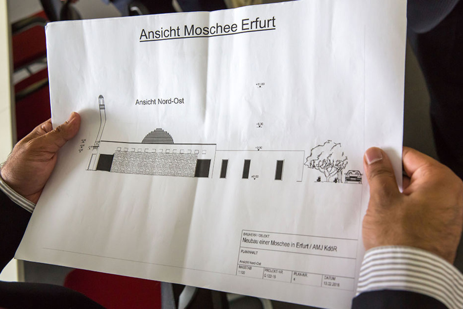 So soll die Moschee in Erfurt-Marbach aussehen.