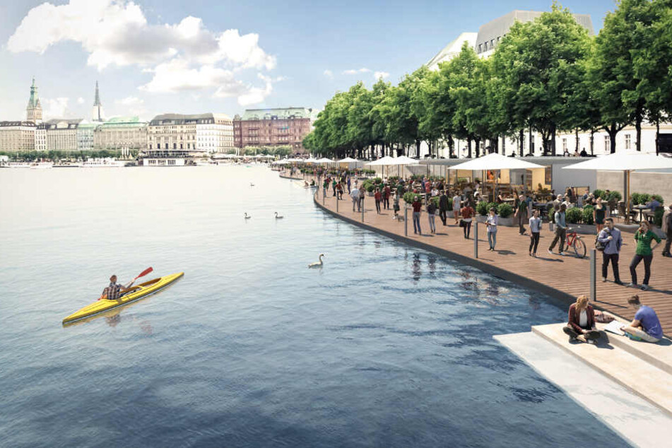 Die CDU will die Binnenalster deutlich aufwerten.