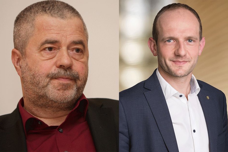 Links: Michael Geisler (57, CDU). Rechts: Stephan Meyer (36, CDU).