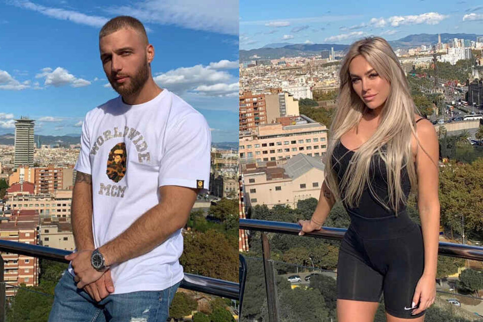 Filip und Samantha trafen sich in Barcelona.