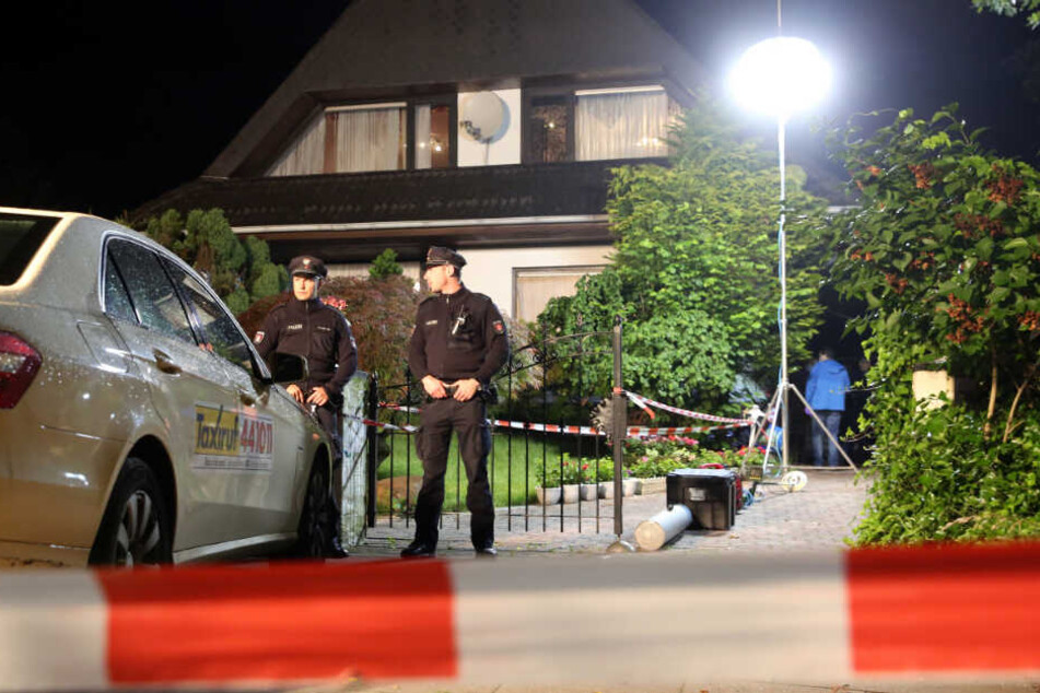 Im Juni 2016 wurde die Angeklagten selber in diesem Haus in Hamburg-Schnelsen von einem Unbekannten beschossen.