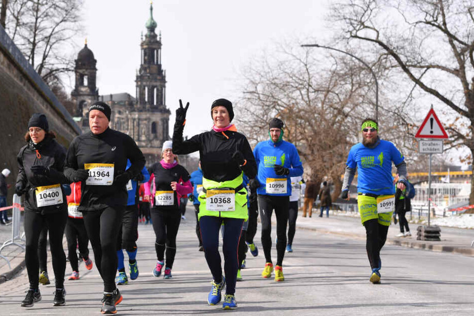 Impressionen vom vergangenen Citylauf in Dresden.