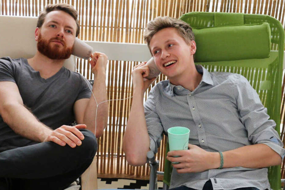 Fabian und Florian aus München entwickelten die stylishen Kaffeebecher für unterwegs.