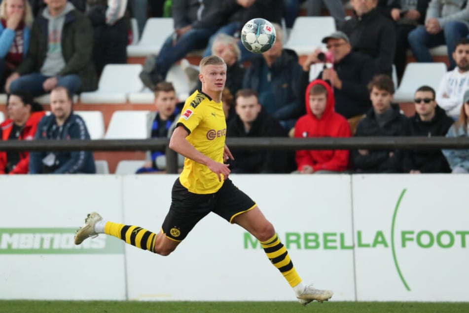 Erling Braut Haaland (19) bei seinem Testspiel-Einsatz gegen Bundesligist FSV Mainz 05.