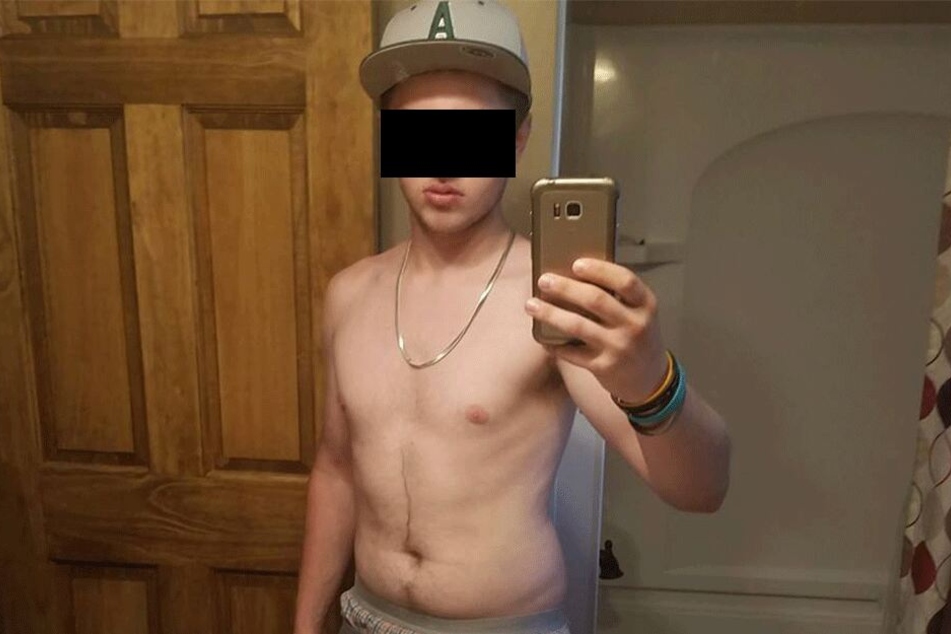 Damian B. (18) auf einem Facebook-Selfie.