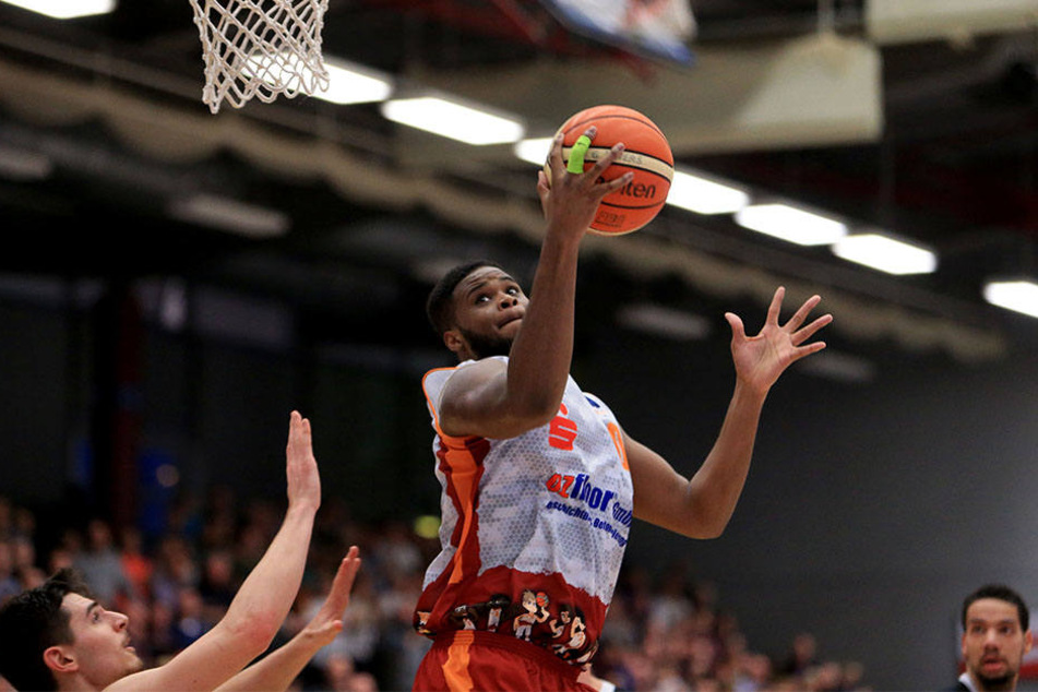 Joe Lawson von den Niners war der Topscorer bei den Chemnitzern.