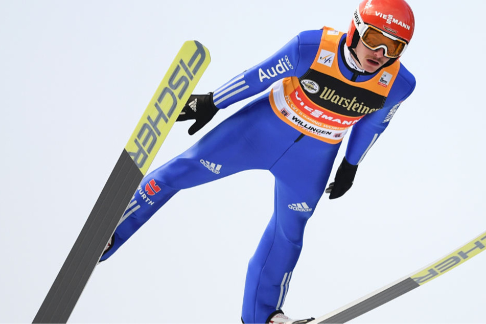 Richard Freitag sprang am Samstag in Willingen auf Rang zwei.