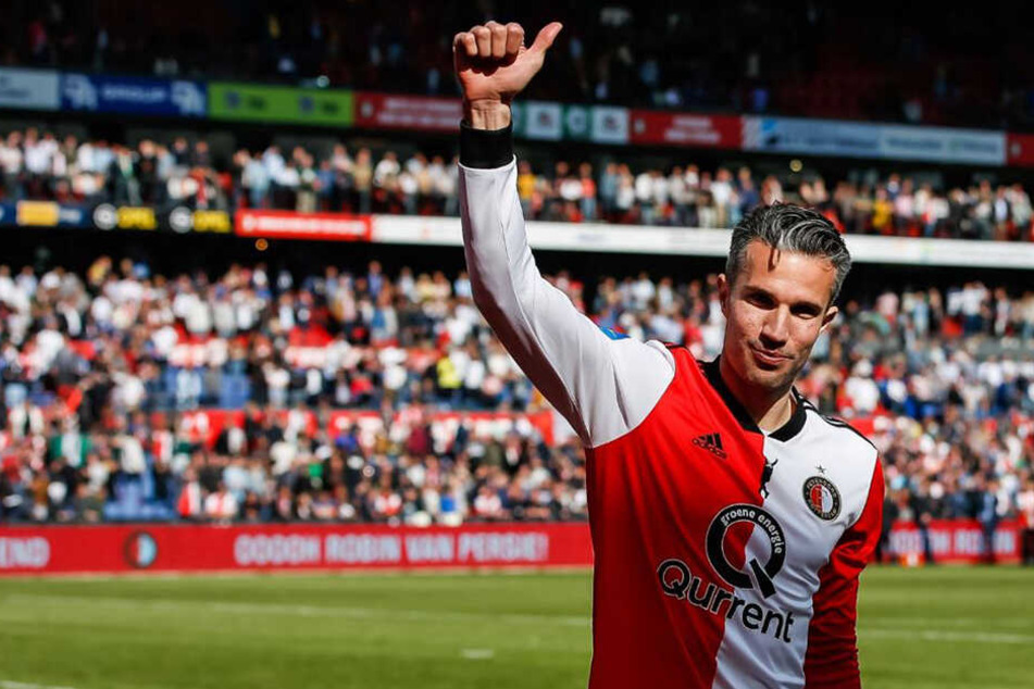 Robin van Persie (35) verabschiedet sich von der großen Fußball-Bühne.