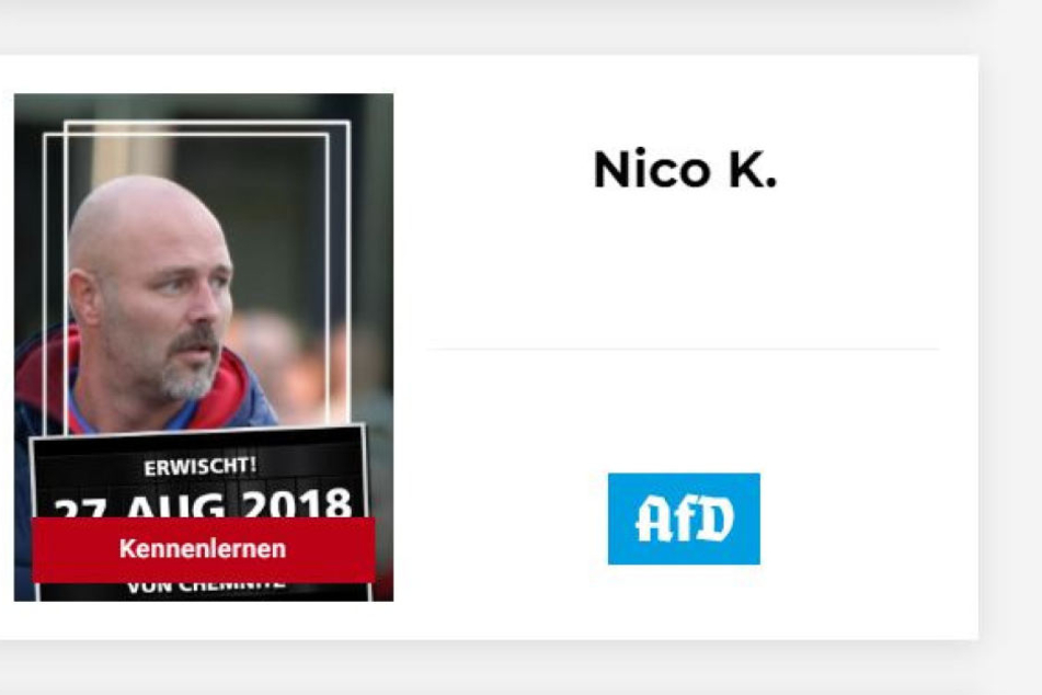 So fahndet das Künstlerkollektiv nach Nico Köhler (42). Der AfD-Politiker erstattete Anzeige.