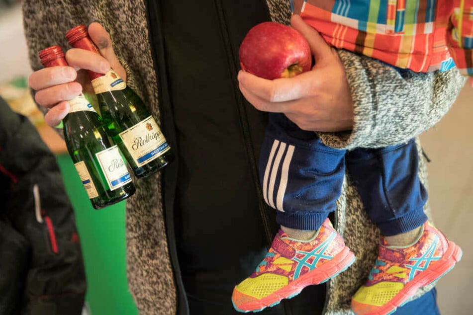 Sportliche Angelegenheit: Mal eben schnell noch ein paar Besorgungen mit den Kindern machen.