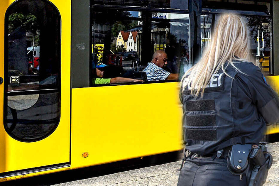 Als eine junge Frau in eine Tram stieg, wurde sie beleidigt.