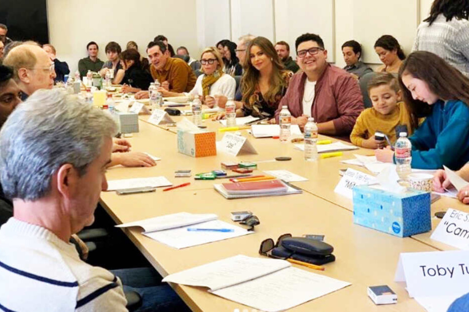 Ein letztes Mal saßen alle Beteiligten von "Modern Family" zusammen.