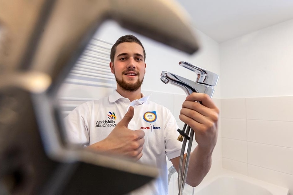 Lukas Heyn hat‘s geschafft: Er darf zur Handwerker-Weltmeisterschaft nach Abu
Dhabi.