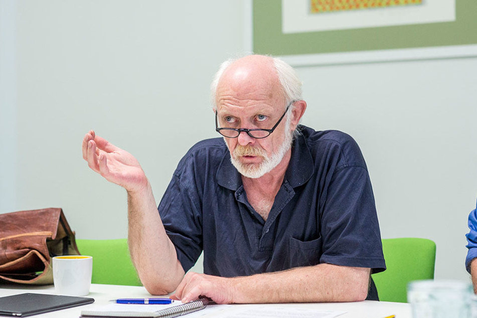 Der sozial- und finanzpolitische Sprecher der Grünen-Fraktion, Michael
Schmelich (61).
